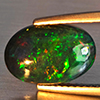 Natural Multi Color Play Of Color Rainbow Opal Gemstones 1.58 Ct. Oval Cabochon Shape 12.4 x 8.4 Mm. Natural Multi Color Play Of Color Rainbow Opal Gemstones 1.58 Ct. Oval Cabochon Shape 12.4 x 8.4 Mm.