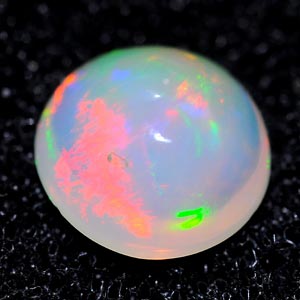 0.63 Ct. Oval Cabochon Natural Multi Color Opal Sudan