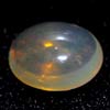 0.79 Ct. Oval Cabochon Natural Multi Color Opal Sudan