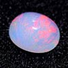 0.66 Ct. Oval Cabochon Natural Multi Color Opal Sudan
