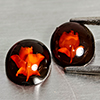 Natural Brown Yellow Amber 1.38 Ct. 2 Pcs Flower Carving In Oval Cabochon