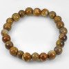 84.64 Ct. Natural Petrified Wood Unheated Brown Unique Pattern Bracelet 8 Inch.