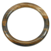 214.72 Ct. Natural Brown Petrified Wood Unique Pattern Bangle Diameter 61 Mm.
