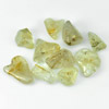 25.57 Ct. 10 Pcs. Natural Golden RUTILATED QUARTZ Drill