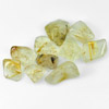24.43 Ct. 10 Pcs. Natural Golden RUTILATED QUARTZ Rough Drill Unheated