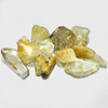 33.14 Ct. 10 Pcs. Natural Golden Yellow Rutilated Quartz Drilled