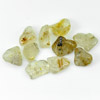 22.47 Ct. 10 Pcs. Natural Golden Rutilated Quartz Drill