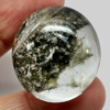 White Brown Rutile Quartz 104.05 Ct. Oval Cabochon 30 x 27 x 16 Mm. Natural Gem