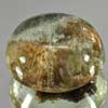 74.21 Ct. Oval Cabochon Natural White Brown Moss Quartz Brazil