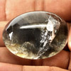 102.20 Ct. Oval Cabochon Natural White Black Moss Quartz Unheated