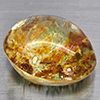 Natural White Brown Moss Quartz 37.19 Ct. Oval Cabochon Shape 22 x 19.5 Mm Gemstone From Thailand