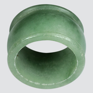 40.99 Ct. Good Natural Green Jade Ring Size 9 Thailand
