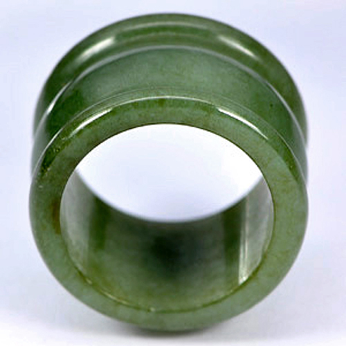 Unheated 49.99 Ct. Natural Green Jade Ring Size 10 From Thailand