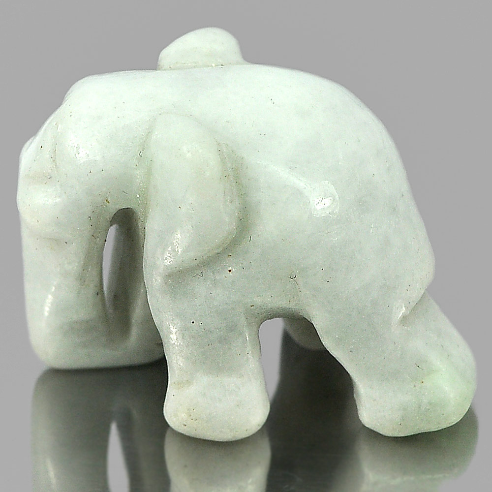 Multi-Color Jade Elephant Carving 51.34 Ct. 24 x 18 x 15 Mm.Natural Gemstone