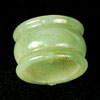 Unheated 43.99 Ct. Nice Natural White Green Ring Jade Thailand