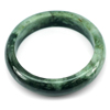 Unheated 403.71 Ct. Gemstone Natural Green Color Jade Bangle Diameter 62 Mm.