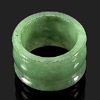 49.54 Ct. Charming Natural White Green Ring Jade Size 10 Unheated 49.54 Ct. Charming Natural White Green Ring Jade Size 10 Unheated