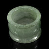 53.94 Ct. Beauty Natural White Green Ring Jade Size 9.5