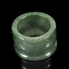 Unheated 54.25 Ct. Natural White Green Ring Jade Size 10 Thailand