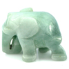 Unheated 59.31 Ct. Beautiful Carving Elephant Natural Green Jade Thailand