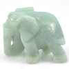 59.89 Ct. Good Carving Elephant Natural Green Jade Unheated