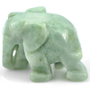 Unheated 66.44 Ct. Nice Carving Elephant Natural White Green Jade