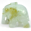 69.93 Ct. Alluring Carving Elephant Natural Green Jade Unheated From Thailand
