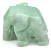 67.43 Ct. Nice Natural White Green Jade Carving Elephant Thailand
