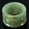 51.67 Ct. Charming Natural White Green Jade Ring Size 9.5 Unheated 51.67 Ct. Charming Natural White Green Jade Ring Size 9.5 Unheated