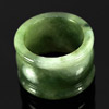 Charming Color 56.73 Ct. Natural White Green Jade Ring Size 9.5 Charming Color 56.73 Ct. Natural White Green Jade Ring Size 9.5
