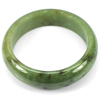 Unheated 326.40 Ct. Natural Gemstone Green Jade Bangle Size 70 x 55 x 16