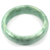 Unheated 398.97 Ct. Natural Gemstone Green Jade Bangle Size75x60x18 Mm.