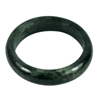 Unheated 284.24 Ct. Natural Gemstone Black Jade Bangle Size 71 / 57 / 14 Mm.
