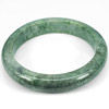 362.29 Ct. Good Natural White Green Jade Bangle Thailand Unheated