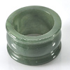 Charming Color 54.41 Ct. Natural Green Jade Ring Size 9.5 Thailand Unheated