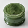 Beauty Color 49.49 Ct. Natural White Green Jade Ring Size 10 Unheated