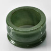 Attractive Ring 49.10 Ct. Natural Green Jade Size 9.5 Unheated