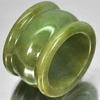 Natural Gemstone Green Jade Ring Size 9 Unheated 58.99 Ct.