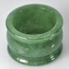 Nice Color 50.64 Ct. Natural Green Jade Ring Size 9.5 Unheated