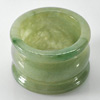 52.41 Ct. Natural White Green Jade Ring Size 9.5 Thailand