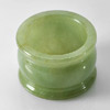 Unheated 55.95 Ct. Natural White Green Jade Ring Size 9.5 Thailand