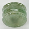 50.16 Ct. Natural White Green Jade Ring Size 9 Unheated