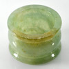 Nice Color 53.83 Ct. Natural White Green Jade Ring Size 9.5 Thailand