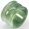 Nice 49.05 Ct. Natural White Green Jade Ring Size 9.5 Thailand Unheated