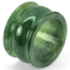 47.29 Ct. Natural Gemstone Green Jade Ring Size 9.5 From Thailand Unheated