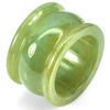 Good Color 54.76 Ct. Natural White Green Jade Ring Size 9.5 From Thailand
