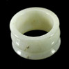 46.77 Ct. Natural White Jade Ring Size 9 Thailand