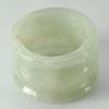 Unheated 57.38 Ct. Size 9.5 Natural White Jade Ring From Thailand