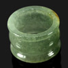 53.35 Ct. Size 9.5 Natural White Green Jade Ring From Thailand Unheated