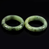 White Green Rings Jade Size 5 Round Shape 24.69 Ct. 2 Pcs. Natural Gems
